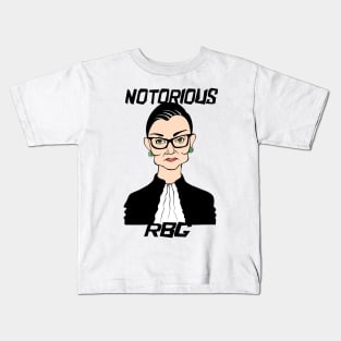 RUTH BADER GINSBURG - NOTORIOUS RBG Kids T-Shirt